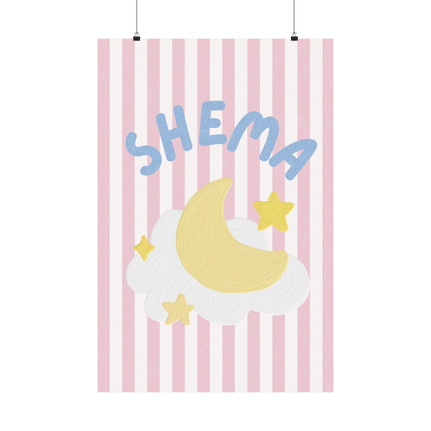 Copy of Copy of Shema Nursery Kids Room Decor Matte Vertical Posters