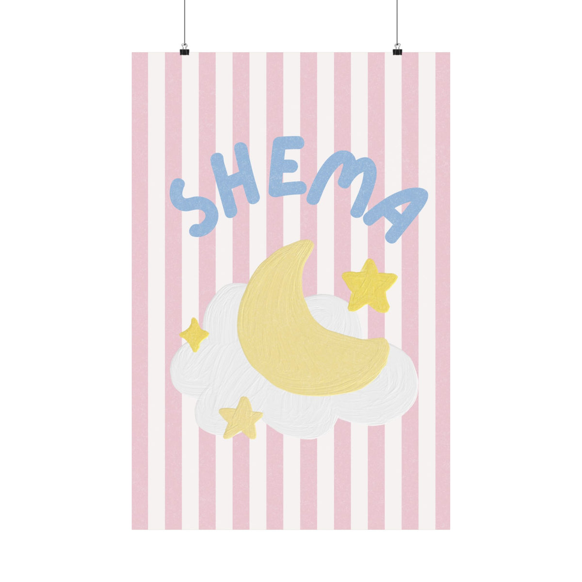 Copy of Copy of Shema Nursery Kids Room Decor Matte Vertical Posters